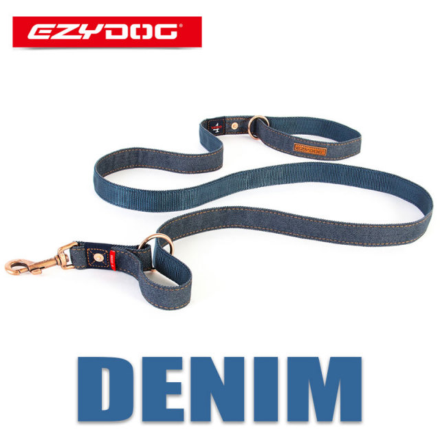 EZYDOG/イージードッグ　デニムコレクション MULTI FUNCTION LEASH 中型～大型犬用4wayリード [返品、交換及びキャンセル不可]