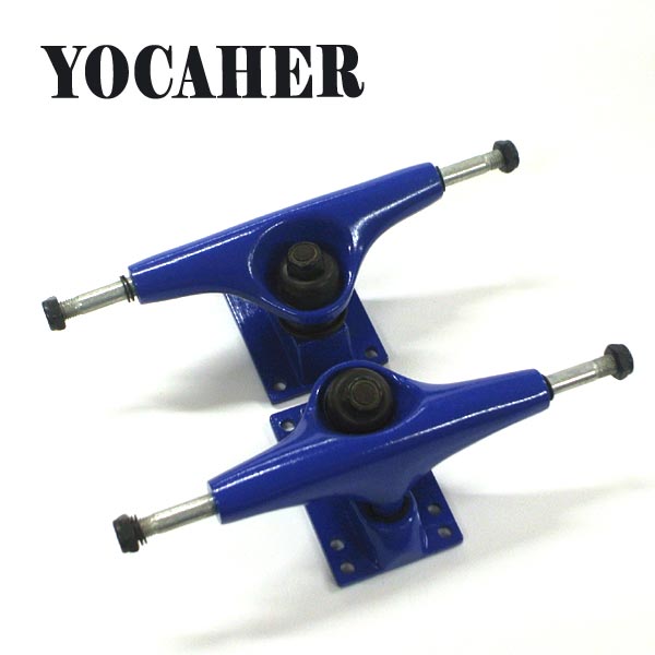 YOCAHER 5.0 SOLID BLUE TRUCK/トラック スケボーSK8 SKATEBOARD スケートボードトラック [返品、交換及びキャンセル不可] 