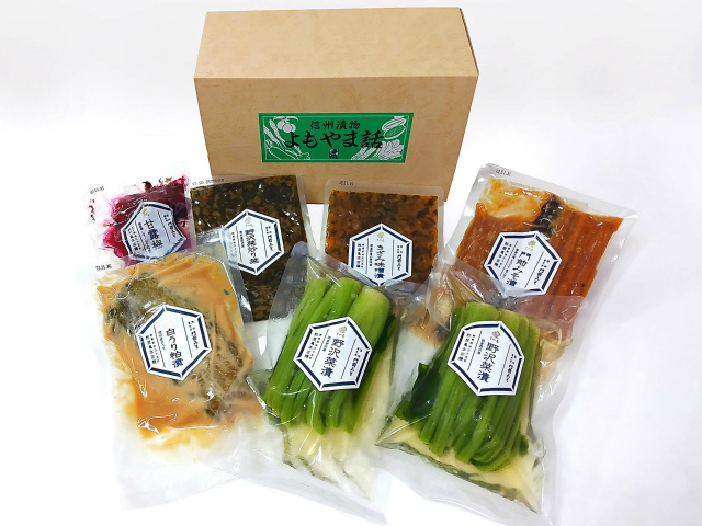 2024年冬信州の旬の漬物　すや亀