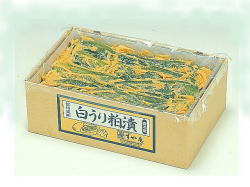 白うり粕漬け新物の断面