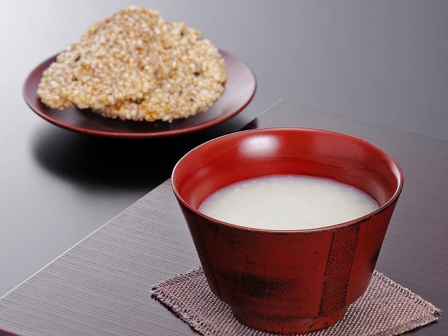 「濃縮 善光寺門前甘酒300g×12袋」/66512 門前甘酒のお供におこげ煎餅 すや亀