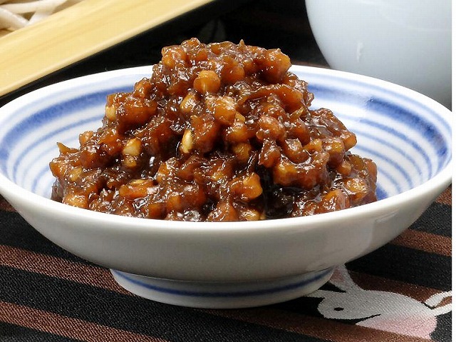 蕎麦の実と牛蒡の風味「そば味噌」150gビン/508 そば味噌なかみ