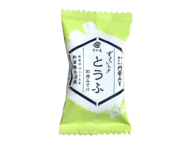 ずくいらず・とうふ/604 ずくいらず豆腐2022夏Ver すや亀フリーズドライ味噌汁