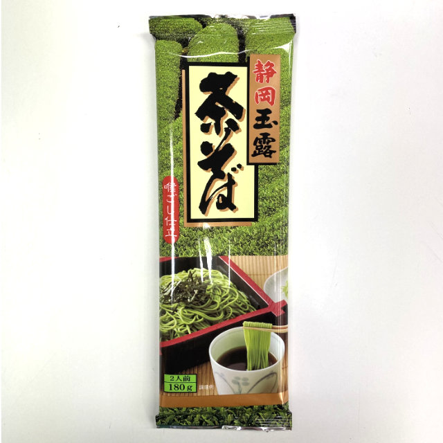 お茶の香り、喉ごし仕立 「静岡玉露 茶そば」 2～3人前×1束