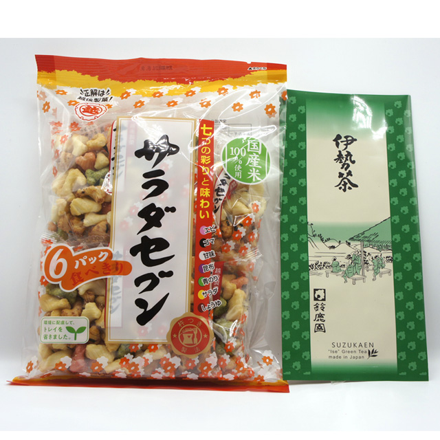 《鈴鹿園おすすめ！お茶とお菓子 セット》伊勢の誉・サラダセブン　（ティーマリアージュ・ティーペアリング）