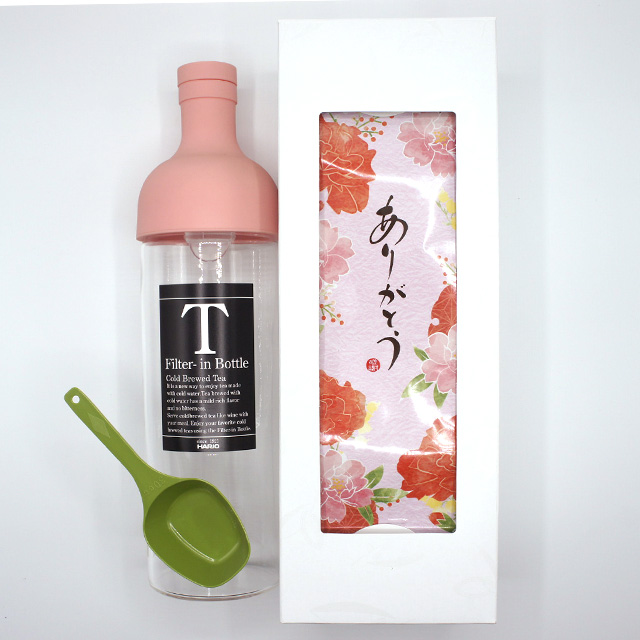 《5月10日 母の日 ギフト》超リラックス！水出し新茶セット（ボトル・新茶・軽量スプーンのセット）