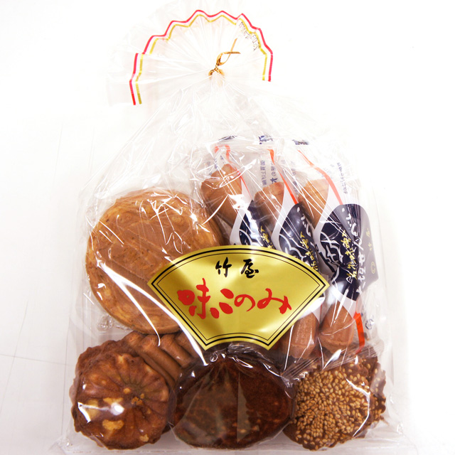 竹屋 味このみ（いろいろな味が入った瓦せんべい） 鈴鹿園