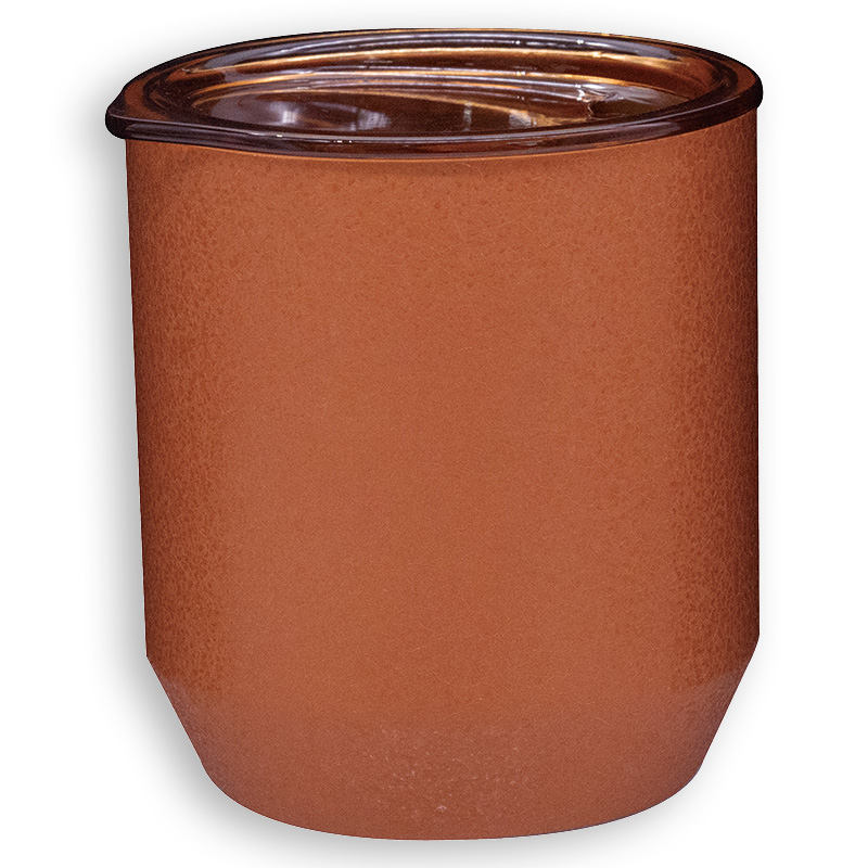 ゆのみ たんぶらぁ 300ml こはく色 （ステンレス製 保温 タンブラー）