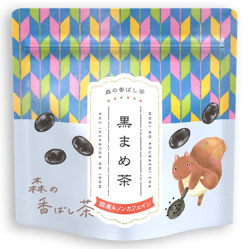 森の香ばし茶ティーバッグ 黒まめ茶（黒豆茶）（国産 ノンカフェイン 茶）