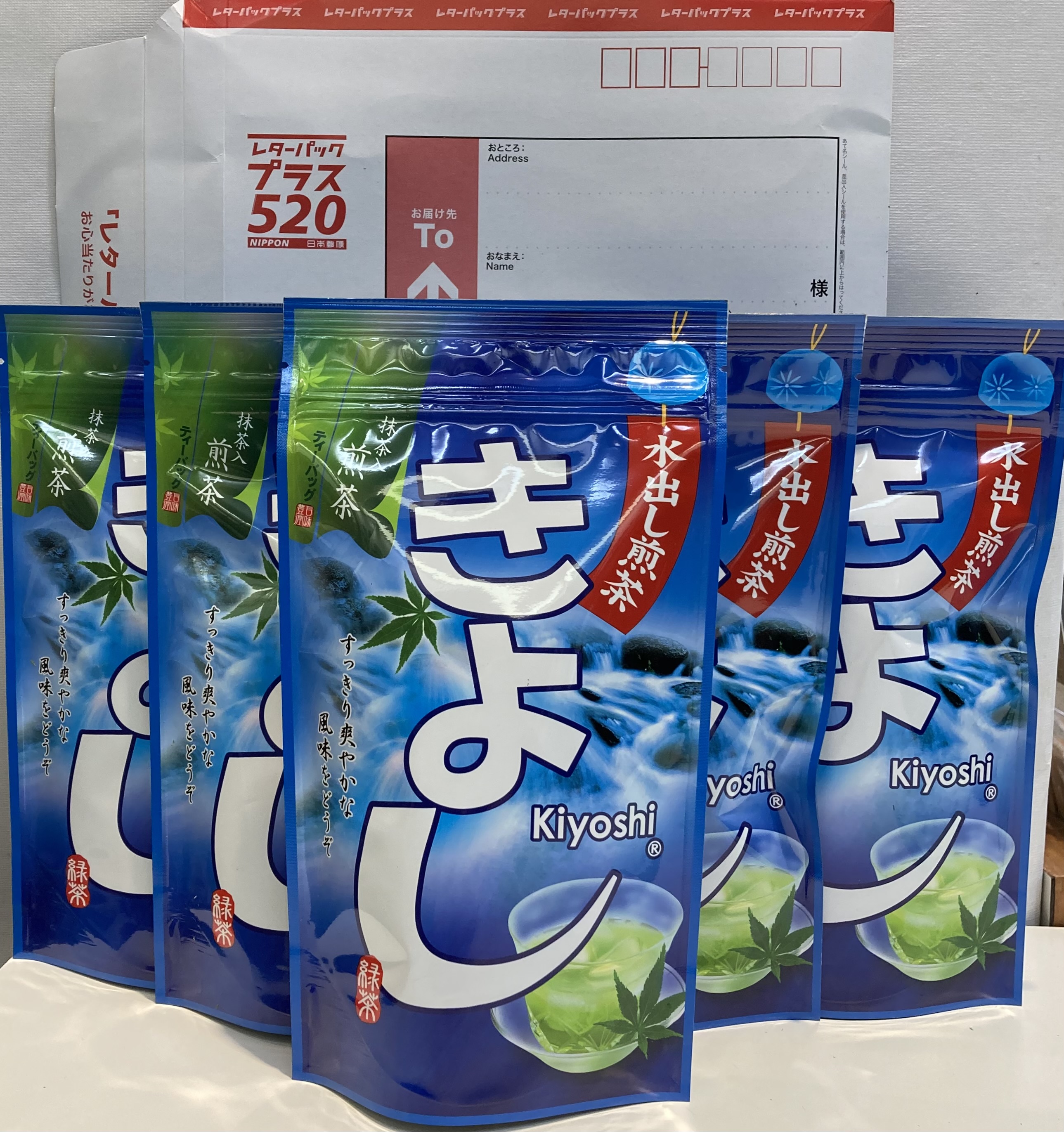 【送料全国一律600円】水出し煎茶ティーバッグ「きよし」5g×15個入×5袋