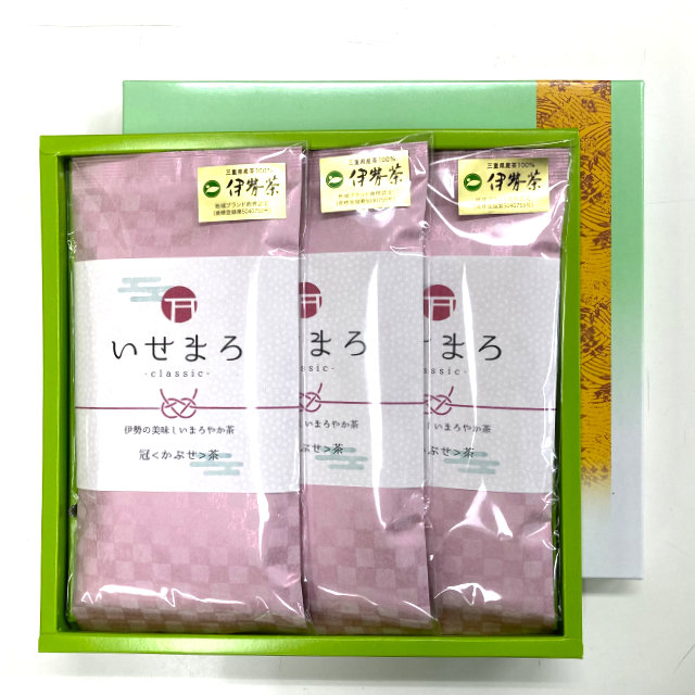 かぶせ茶 いせまろ 80g （2025年産）3本箱入り