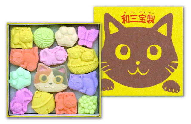 和三盆糖干菓子「ねこづくし」