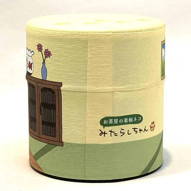 茶筒 みたらしちゃん「お茶しない？」（茶葉100g用）+ 高級伊勢茶