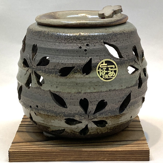 香炉  清水焼 桜 香枦 香炉 清水焼 桜 香枦