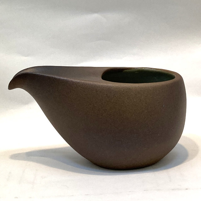 四日市 萬古焼 ひとしずく 急須（ブラウン）（万古焼・ばんこやき）