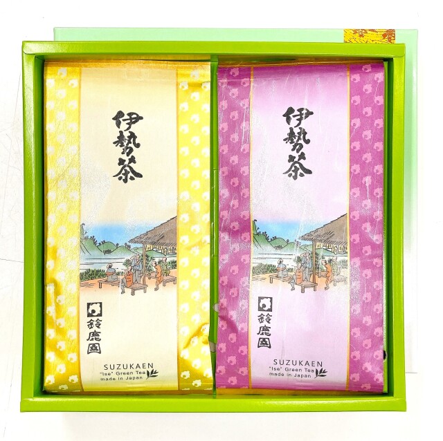 【敬老の日 ギフト】高級伊勢茶セット「思いやり」100ｇ・「味好み」100ｇ箱入り