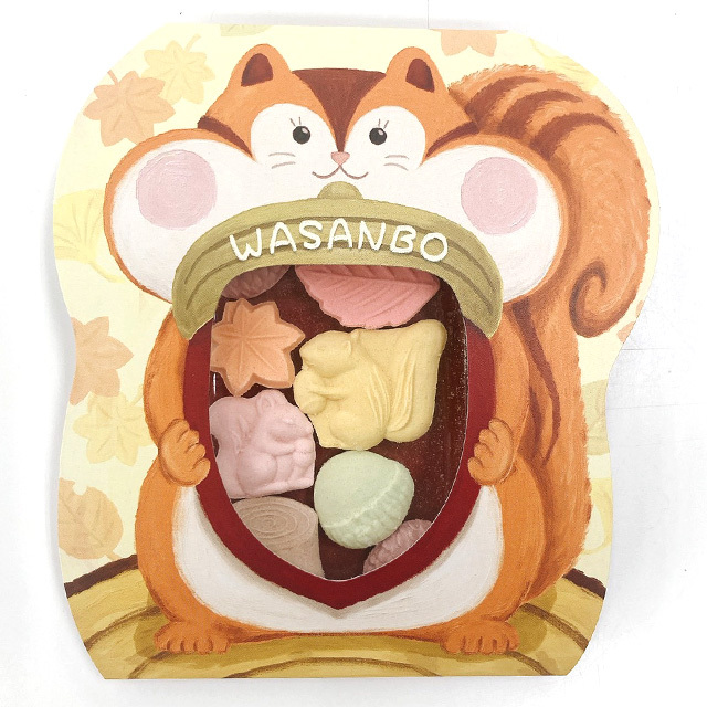 和三盆糖 干菓子「秋みっけ和三宝」　　秋のプチギフト・御供・お供え・御供え・お彼岸・秋分の日