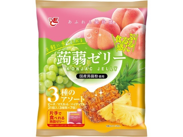 エース 蒟蒻ゼリー ピーチ・マスカット・パイン