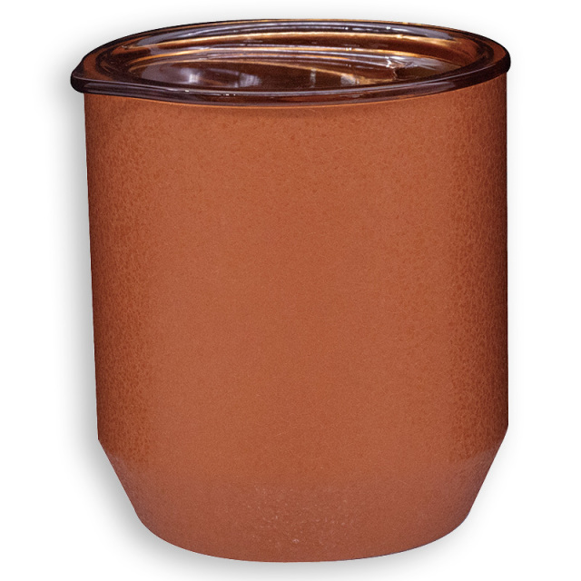 ゆのみ たんぶらぁ 300ml こはく色 （ステンレス製 保温 タンブラー）