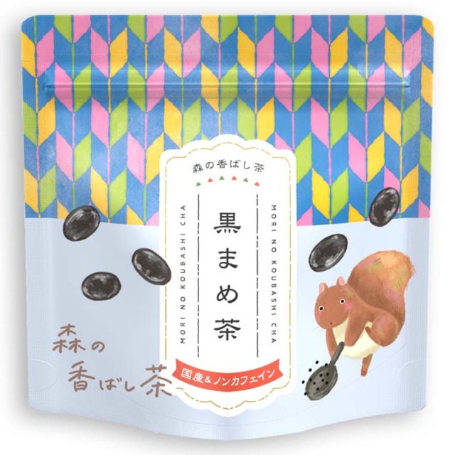 森の香ばし茶ティーバッグ 黒まめ茶（黒豆茶）（国産 ノンカフェイン 茶）
