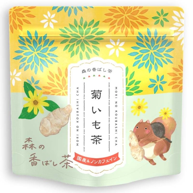 森の香ばし茶ティーバッグ 菊いも茶（菊芋茶）（国産 ノンカフェイン 茶）