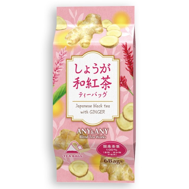 ANY しょうが和紅茶 ＴＢ×6個入