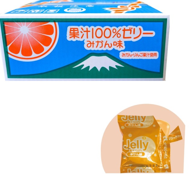 果汁100%ゼリーBOX みかん味20個