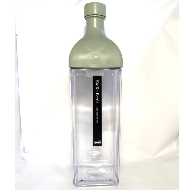 割れない！水出し茶ボトル カークボトル スモーキーグリーン 1200ml