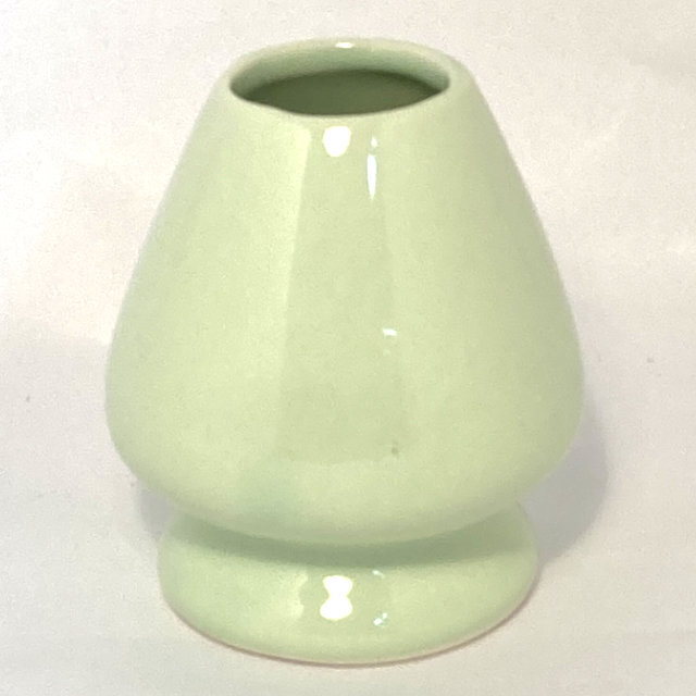 茶筅直し　緑色　陶器製