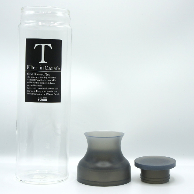 フィルターインカラフェ（透明グレー） で 水出し緑茶 セット 鈴鹿園