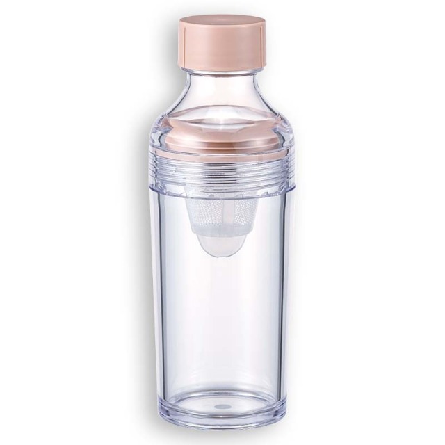 フィルターインボトルポータブルミニ スモーキーピンク (容量160ml)（急須ボトル）