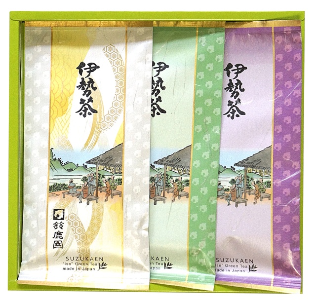 鈴鹿園の最高級 伊勢茶 「とっておき」「夢ごこち」「味好み」各100g セット