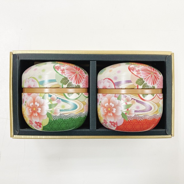 茶缶 に おいしい伊勢茶が入った セット(中身が茶葉かティーバッグが選べます)