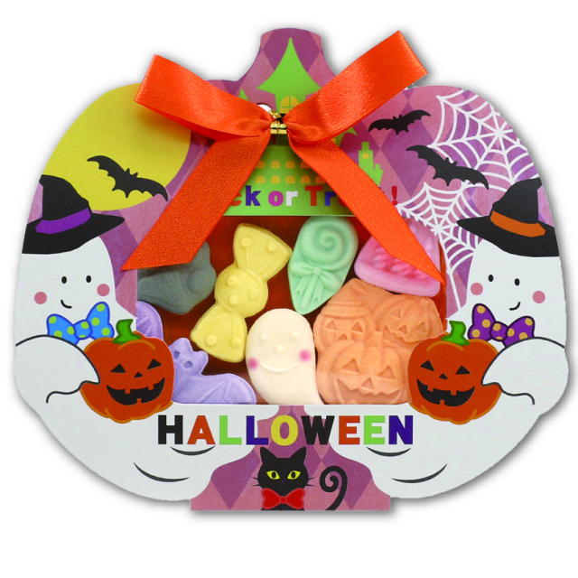 かわいいおばけちゃん！ 和三盆糖干菓子 「おばけのハロウィン」　（秋 干菓子）