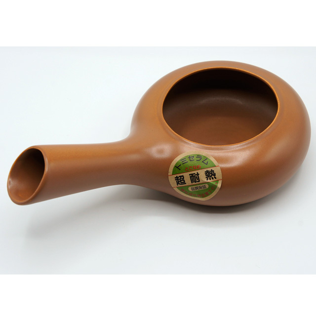 常滑焼 マルチ 焙烙器 茶色（ホーロク）（ほうじ器）（ブラウン