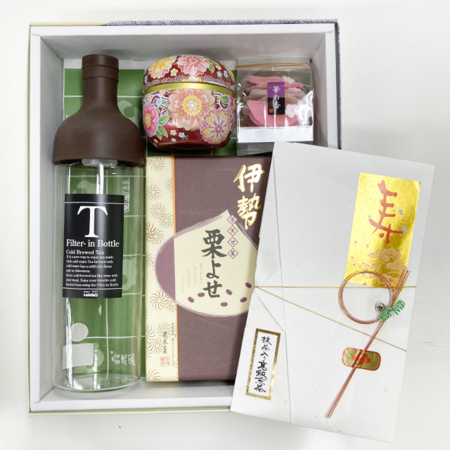 水出し 金粉入寿茶 「年末年始みんなで乾杯」 セット　（水出し金粉茶☆キラキラセット）