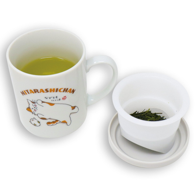 みたらしちゃんとお茶の時間】フィルター イン マグカップ（なでても