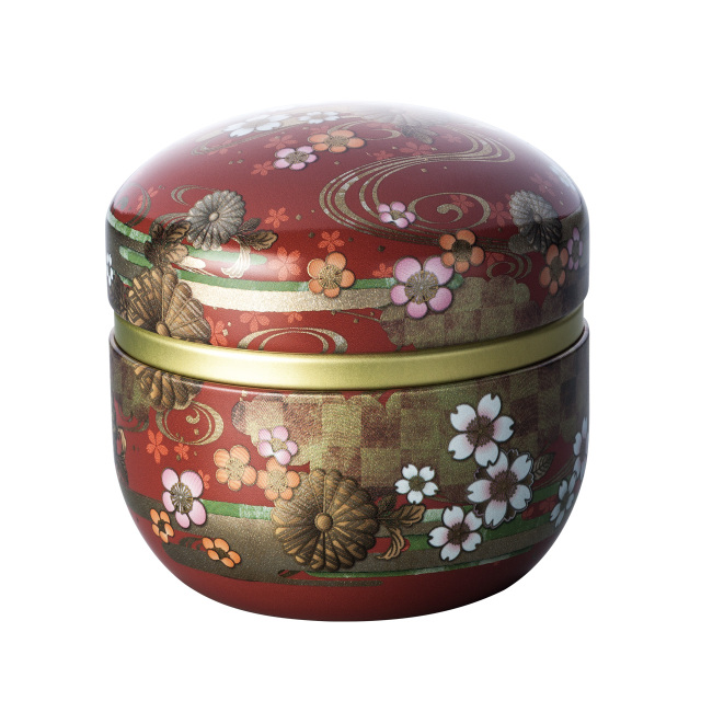 茶缶 鈴子 菊水 茶（茶筒・鈴子缶）１個