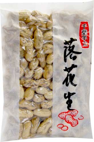 【2025年産新豆入荷待ち】八街産 落花生 千葉半立 から付 500g
