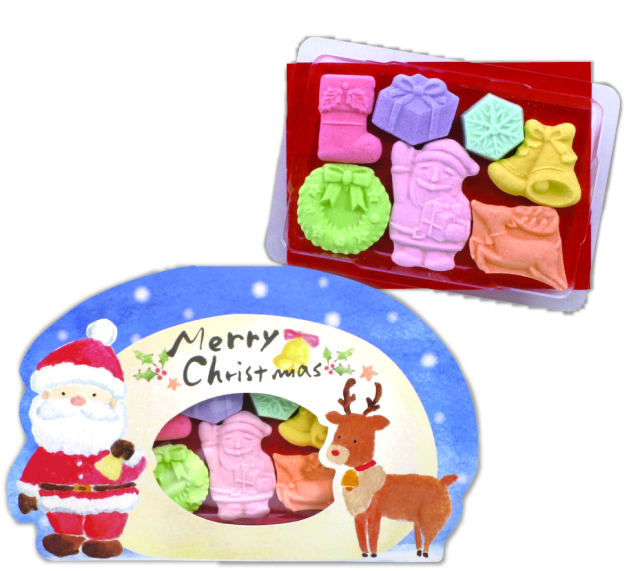 サンタさんからのクリスマスプレゼント！ 和三盆糖干菓子「サンタの贈り物」