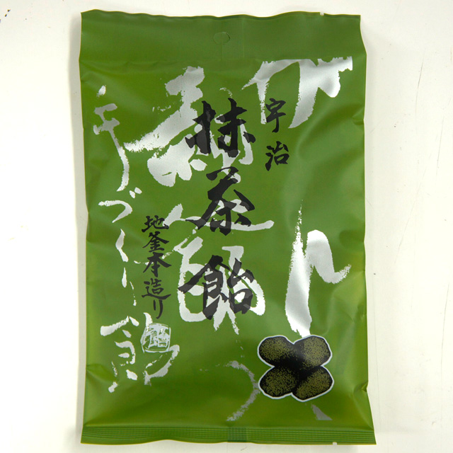 宇治 抹茶飴 地釜本造り 80g（個包装）