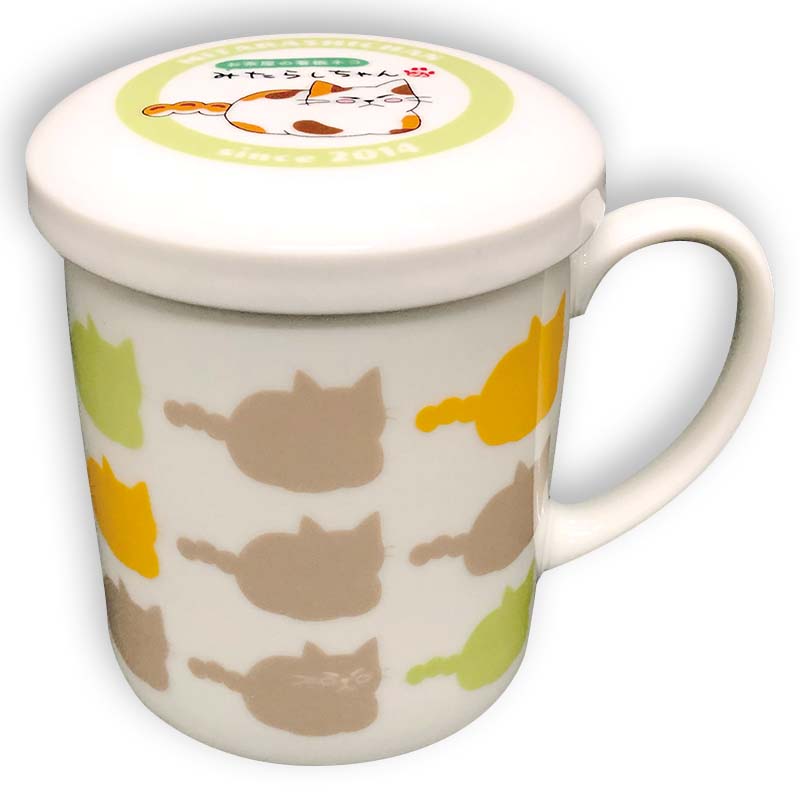 【みたらしちゃんとお茶の時間】フィルター イン マグカップ（みたらしちゃん）（フィルターインマグ　茶こし・フタ付きマグカップ）