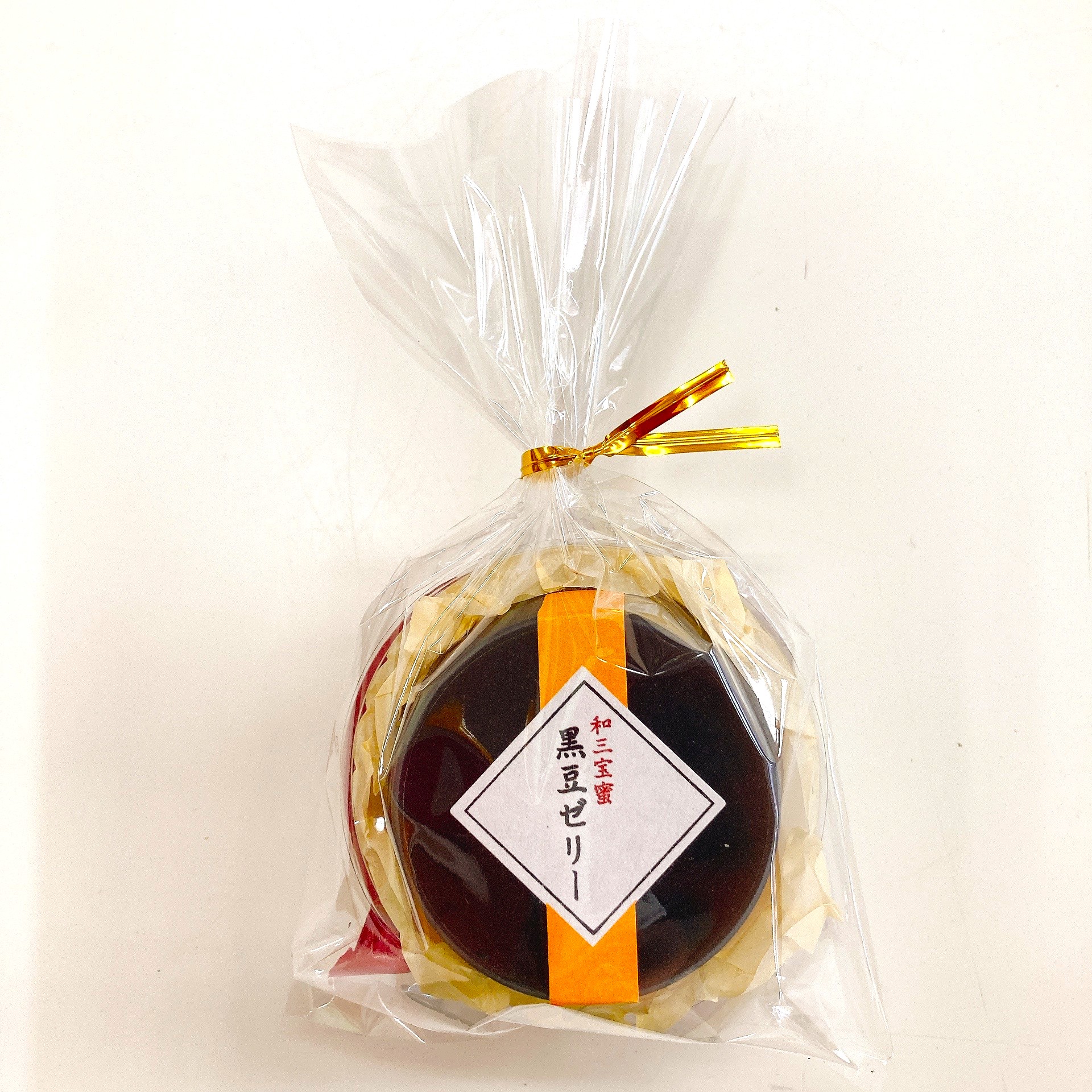 《夏限定》和三盆糖使用 水ようかん1個・黒豆ゼリー1個 セット