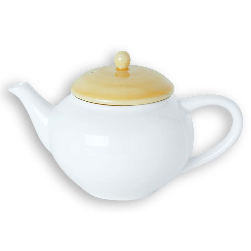 ティーポット（蓋ベージュ）