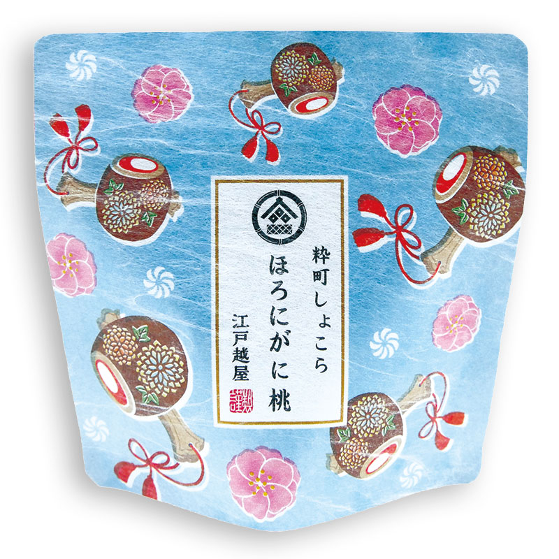 粋町しょこら　ほろにがに桃（日本茶に合う、和風 クラフト チョコレート）