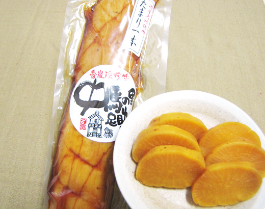 たくあん醤油漬一本