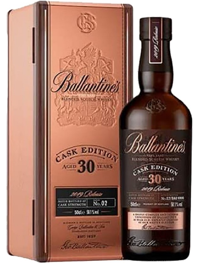 バランタイン30年　カスクエディション　バッチ02　50.1度　500ｍｌ　並行輸入品