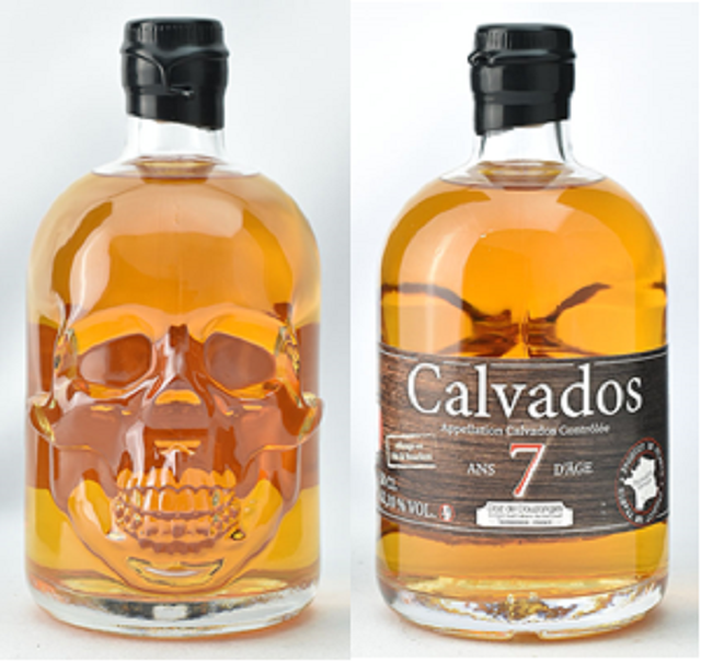 アンジュアール　カルヴァドス　７年　バーボンフィニッシュ　スカルボトル　63.1度　500ｍｌ　正規品