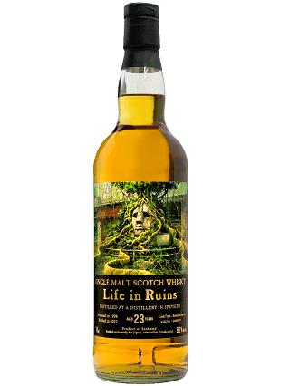「ライフ イン ルーインズ」スペイサイドシングルモルト1998　バーボンバレル　55.2度　700ｍｌ　正規品