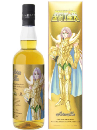 長濱蒸留所　聖闘士星矢 ゴールドセイント ウイスキーシリーズ 　Powered by AMAHAGAN 「アリエス ムウ」